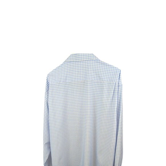 Nautica Men's 3XL Button-Down Shirt Wrinkle-Resistant Classic Fit Gingham - Picture 4 of 7